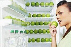 зелени јаболка и вода за слабеење за 10 кг месечно