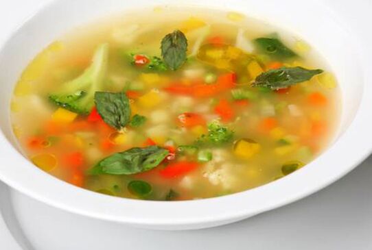 супа од зеленчук за губење на тежината