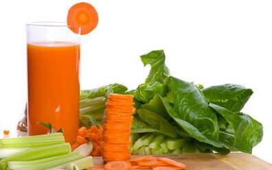 сок од морков и зеленчук за гастритис