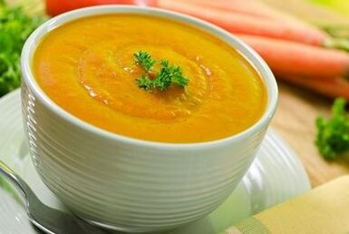 супа од пире од зеленчук за гастритис